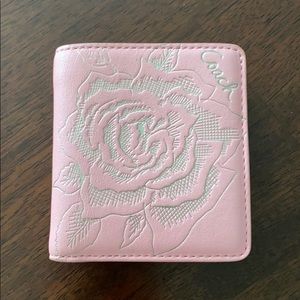 Mini Pink Coach Wallet